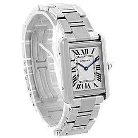 Cartier Tank W5200013 Solo Small Stainless Steel Womens Watch