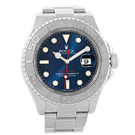 Rolex Yachtmaster 116622 Steel Platinum Blue Dial Watch