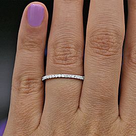 Classic White Gold Diamond Wedding Band BA-3500