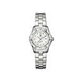 NEW TAG HEUER AQUARACER WAF141G.BA0824 LADIES MOTHER OF PEARL DIAMOND WATCH