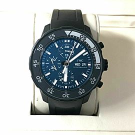 Men's IWC Aquatimer Chronograph Stainless Steel w/ Black Dial IW376705