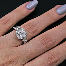 Ring Engagement 18k White Gold with 2.00ct. Diamonds