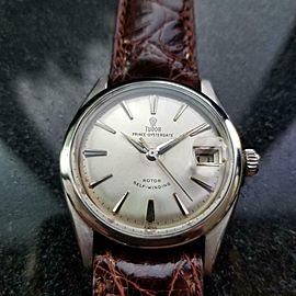 TUDOR Men's Prince Oysterdate 7966 "Small Rose" Automatic c.1950s Swiss MS119BRN