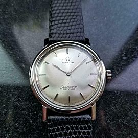 Men's MidSize Omega Seamaster DeVille 135.001 Hand-Wind c.1960s Vintage LV640BLK