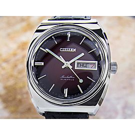 Citizen Manhattan Mens Made In Japan Vintage Manual Wind Rare 1970s Watch Dx36