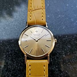 Ladies Rolex Cellini 18k Solid Gold ref.3600 Manual Wind, c.1970s Swiss LV976YEL