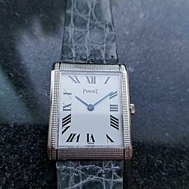 Men's Piaget Midsize 18k Gold cal.9P Hand-Wind Dress Watch, c.1970s Swiss LV624