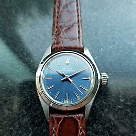 Ladies Rolex Oyster Perpetual ref.6723 Automatic Blue Dial c.1973 Swiss MA134BLU