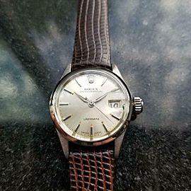 Ladies Rolex Oyster Perpetual 6516 Automatic w/Date c.1961 Swiss Luxury MS155BRN