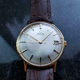 Men's Omega Gold-Capped cal.562 24J Automatic w/Date, c.1963 Swiss Vintage MX30