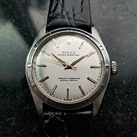 Men's Rolex Oyster Perpetual Ref.6107 34mm Bubble Back Automatic, c.1960s LV903