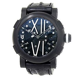 Romain Jerome Steampunk PVD Steel Black Skeleton Men's Watch RJ.T.AU.SP.005.01