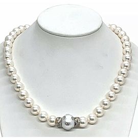 Diamond South Sea Akoya Pearl Necklace 14k Gold 13 mm Certified $12,950 921560