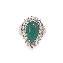 Diamond Emerald Ring 7.50 TCW 18 KT GIA Certified $8,950 915169