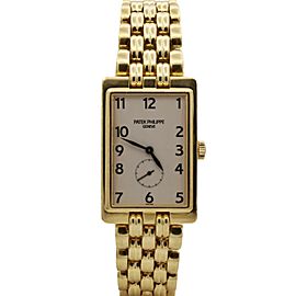 Men's Patek Philippe Gondolo 39 x 26, 18k Yellow Gold, Cream dial, 5009/1J-051