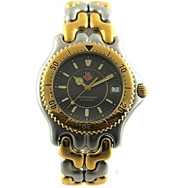 TAG HEUER SEL PROESSIONAL WG1120.BB0424 2TONE GOLD TONE S95.206 GRAY MENS WATCH