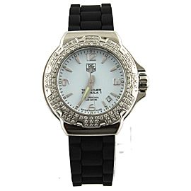 TAG HEUER FORMULA 1 WAC1215.BT0711 DIAMOND LADIES RUBBER SWISS QUARTZ WATCH