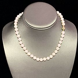 Akoya Pearl Necklace 14k Yellow Gold 16" 8 mm Certified $3,590 113102