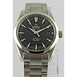 OMEGA SEAMASTER AQUA TERRA 2504.50 AUTOMATIC CO-AXIAL BLACK MENS MIDSIZE WATCH