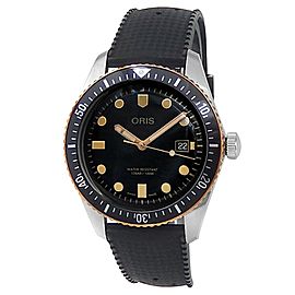 Oris Drivers Sixty-Five Stainless Steel Auto Black Men's Watch