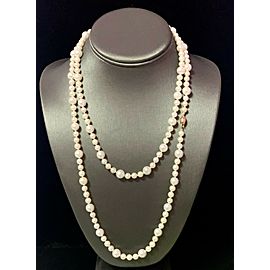 Akoya Pearl Necklace 14k Gold 42" 8.5 mm Certified $5,950 116392