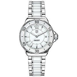 TAG HEUER FORMULA 1 WAH1210.BA0861 WHITE CERAMIC LADIES SWISS QUARTZ WATCH