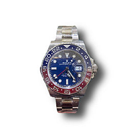 Rolex GMT-Master II Pepsi Blue Dial Reference # 126719blro-0003