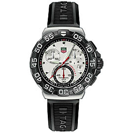 TAG HEUER FORMULA 1 CAH1111.BT0714 MENS QUARTZ CHRONOGRAPH RUBBER SILVER WATCH