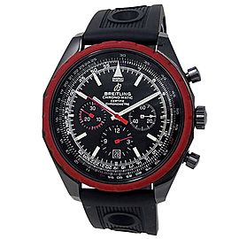 Breitling Chrono-Matic Black PVD Stainless Steel Auto Black Men's Watch M14360