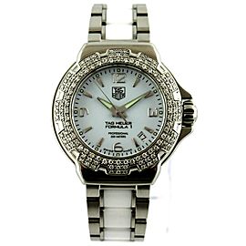 TAG HEUER FORMULA 1 WAC1215.BA0861 DIAMOND LADIES WHITE CERAMIC QUARTZ WATCH