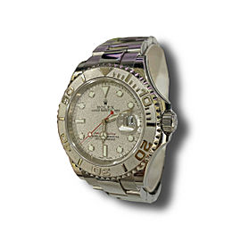 Rolex Yacht-Master 40mm, Stainless Steel, Platinum Dial,