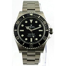 ROLEX SUBMARINER 124060 CERAMIC MENS 41MM NO-DATE WATCH