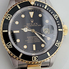 Mens Rolex Submariner Ref 16613 Date Automatic 1980s All Original