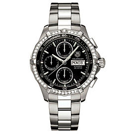 TAG HEUER AQUARACER CHRONOGRAPH AUTO DIAMOND WATCH