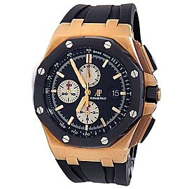 Audemars Piguet Royal Oak Offshore Rose Gold Black Watch