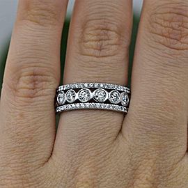 Platinum Eternity band features 2.15ct of Total Diamonds