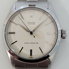 Mens Rolex Oyster Ref 6480 34mm Hand-Wind Dress Watch 1950s All Original RA211