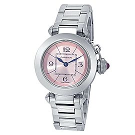 Cartier Miss Pasha Stainless Steel Quartz Pink Ladies Watch