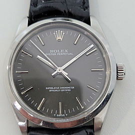 Mens Rolex Oyster Precision 34mm Automatic 1980s w Tag RJC104