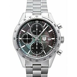 TAG HEUER CARRERA AUTOMATIC CHRONOBLACK PEARL LUXURY MEN WATCH