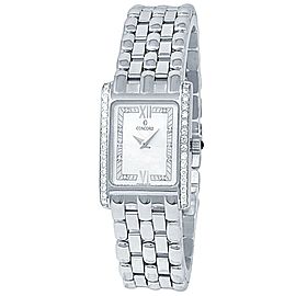 Concord Veneto 18k White Gold Diamonds Mother of Pearl Ladies Watch