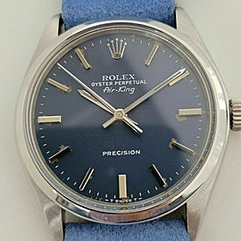 Mens Rolex Oyster Perpetual Air-King Ref 5500 34mm Automatic