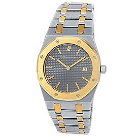 Audemars Piguet Royal Oak 18k Rose Gold Steel Quartz Grey Ladies Watch