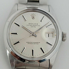 Mens Rolex Oyster Perpetual Date 1500 35mm Automatic