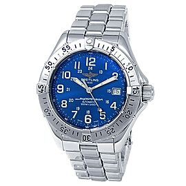 Breitling SuperOcean Stainless Steel Automatic Blue Men's Watch A17340