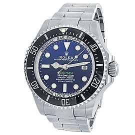 Rolex Sea-Dweller DEEPSEA Stainless Steel Oyster Black Blue Men's Watch