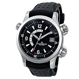 Jaeger-LeCoultre Master Compressor Stainless Steel Black Men's Watch