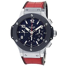 Hublot Big Bang Chronograph Stainless Steel Auto Black Men's Watch