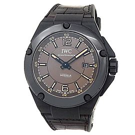 IWC Ingenieur AMG Black Ceramic Leather Rubber Auto Brown Men's Watch