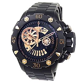 Zenith Defy Xtreme Open Titanium Rose Gold Black Mens Watch